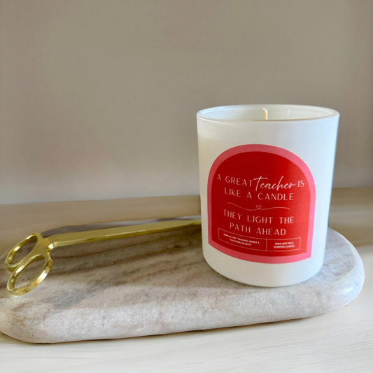 Teacher Appreciation Candle