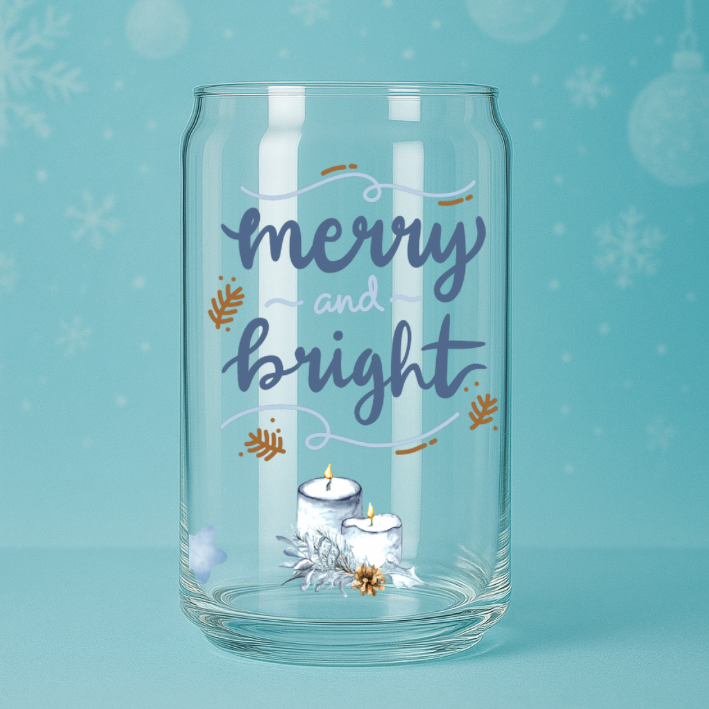 Christmas Glass Cup