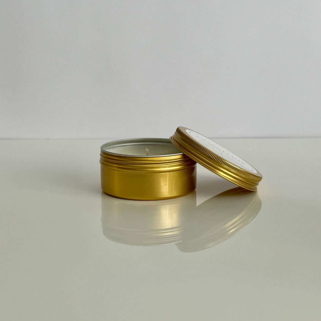 Gold Candle Travel Tin